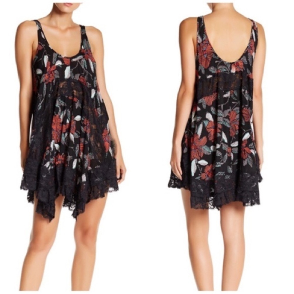 FREE PEOPLE SHE SWINGS INTIMATELY FREE MINI SLIP DRESS XS
